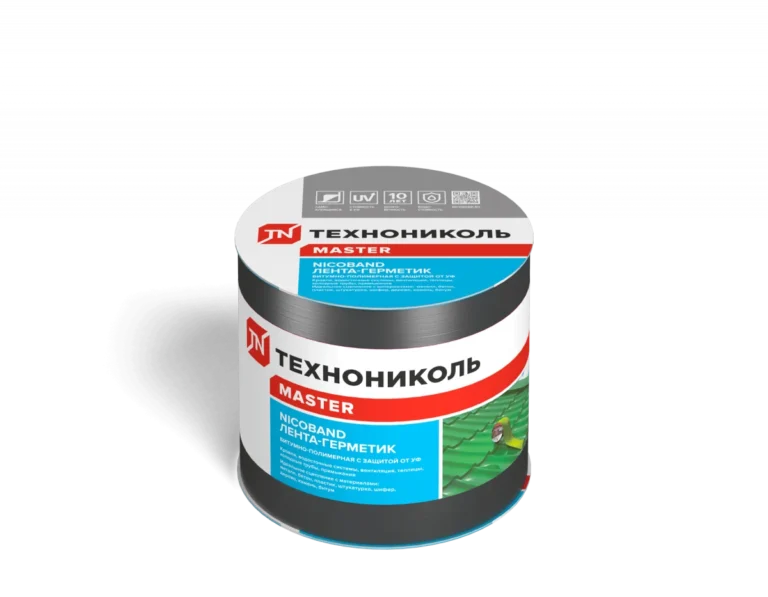 Лента Герметизирующая Технониколь NICOBAND 3мх10см темно-серый 1