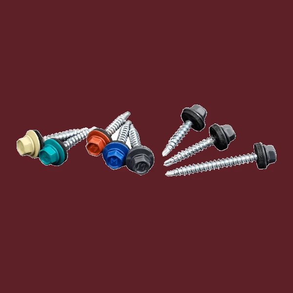 Саморезы кровельные по дереву DAXMER 4,8*35 RAL3005 (250шт) сверло№1 1