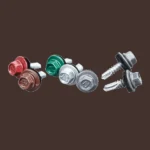 Саморезы кровельные по металлу DAXMER 5,5*19 RAL8017 (250шт) сверло№3