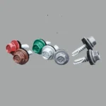 Саморезы кровельные по металлу DAXMER 5,5*19 RAL9006 (250шт) сверло№3