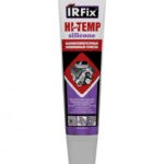 Герметик высокотемпературный силиконовый IRFix Hi-Temp +250 С  85мл красный