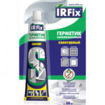 Герметик силиконовый санитарный IRFix SANITARY 60мл бесцветный